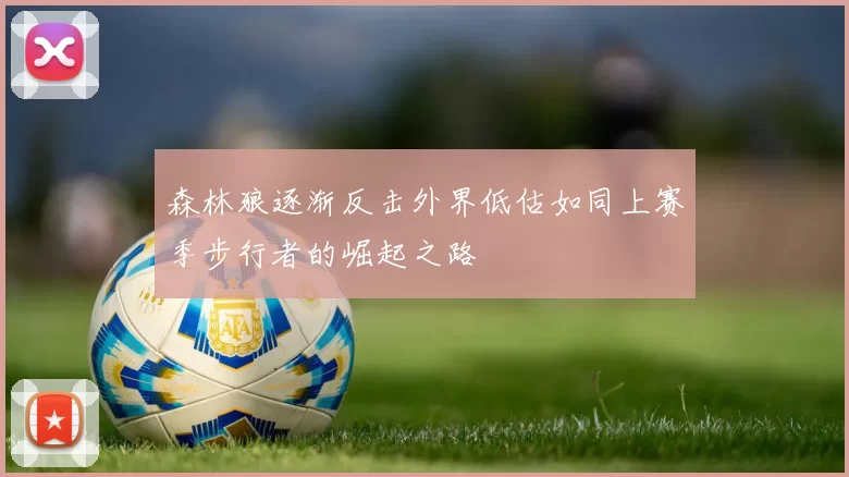 森林狼逐渐反击外界低估如同上赛季步行者的崛起之路